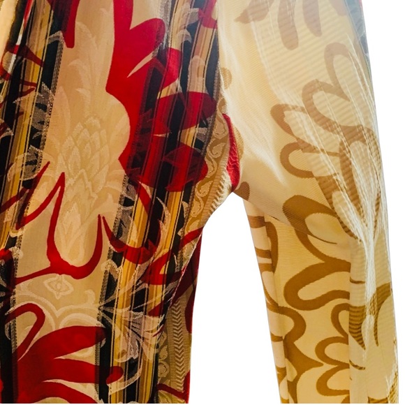 Vintage Custo Barcelona Bohemian Print Bell Bottom - Picture 6 of 7